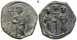 Constantine X Ducas and Eudocia AD 1059-1067. Constantinople. Follis Æ