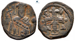 Alexius I Comnenus AD 1081-1118. Thessalonica. Tetarteron Æ