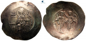 Isaac II Angelos AD 1185-1195. Constantinople. Aspron Trachy EL