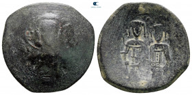 Alexius III Angelus-Comnenus AD 1195-1203. Constantinople. Trachy Æ