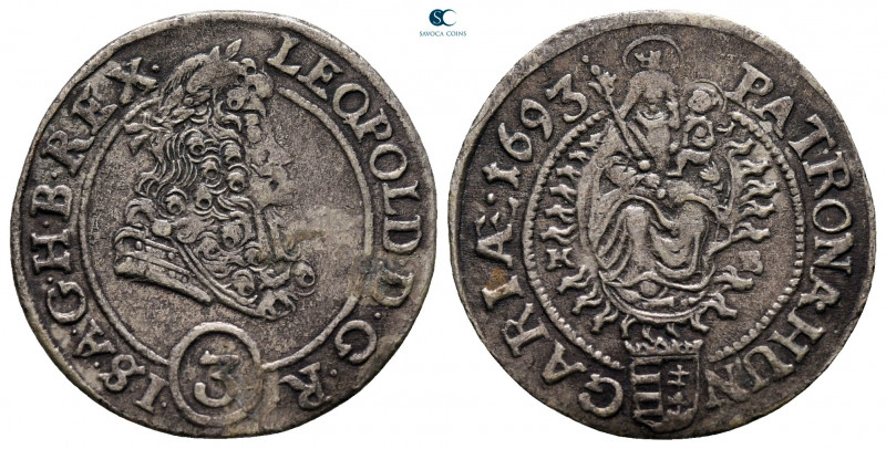 Austria. Leopold I of Habsburg AD 1657-1705.
3 Kreuzer AR

22 mm, 1,55 g

...