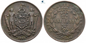 Malaysia. Heaton mint (Birmingham). British North Borneo AD 1889. 1 Cent
