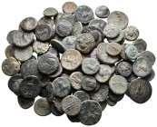 Lot of ca. 100 greek bronze coins / SOLD AS SEEN, NO RETURN!very fine