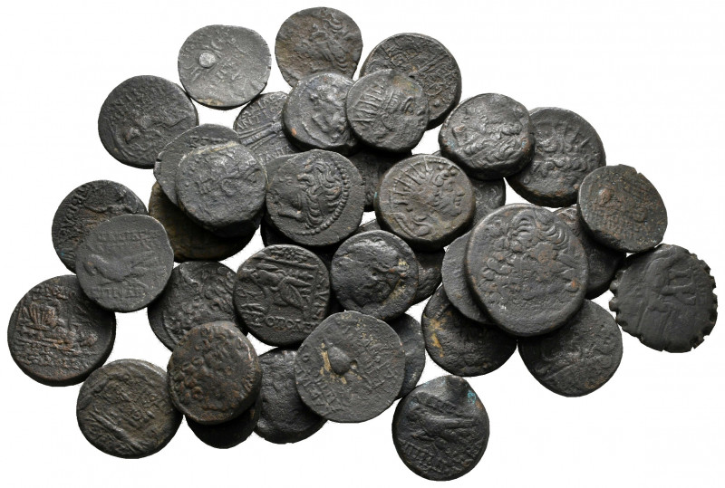 Lot of ca. 40 greek bronze coins / SOLD AS SEEN, NO RETURN!

very fine