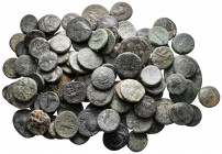 Lot of ca. 100 greek bronze coins / SOLD AS SEEN, NO RETURN!very fine