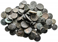 Lot of ca. 100 greek bronze coins / SOLD AS SEEN, NO RETURN!nearly very fine