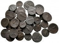Lot of ca. 35 greek bronze coins / SOLD AS SEEN, NO RETURN!very fine