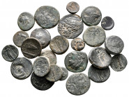 Lot of ca. 25 greek bronze coins / SOLD AS SEEN, NO RETURN!very fine