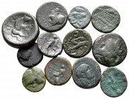 Lot of ca. 12 greek bronze coins / SOLD AS SEEN, NO RETURN!very fine