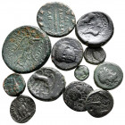 Lot of ca. 12 greek bronze coins / SOLD AS SEEN, NO RETURN!very fine