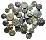 Lot of ca. 33 greek bronze coins / SOLD AS SEEN, NO RETURN!very fine