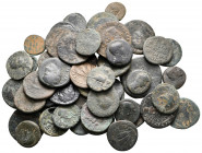 Lot of ca. 50 roman provincial bronze coins / SOLD AS SEEN, NO RETURN!nearly very fine