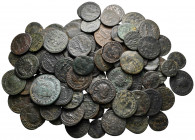 Lot of ca. 100 roman bronze coins / SOLD AS SEEN, NO RETURN!
very fine