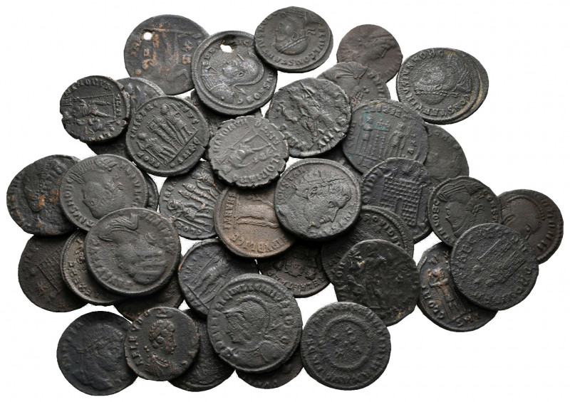 Lot of ca. 40 roman bronze coins / SOLD AS SEEN, NO RETURN! 

very fine