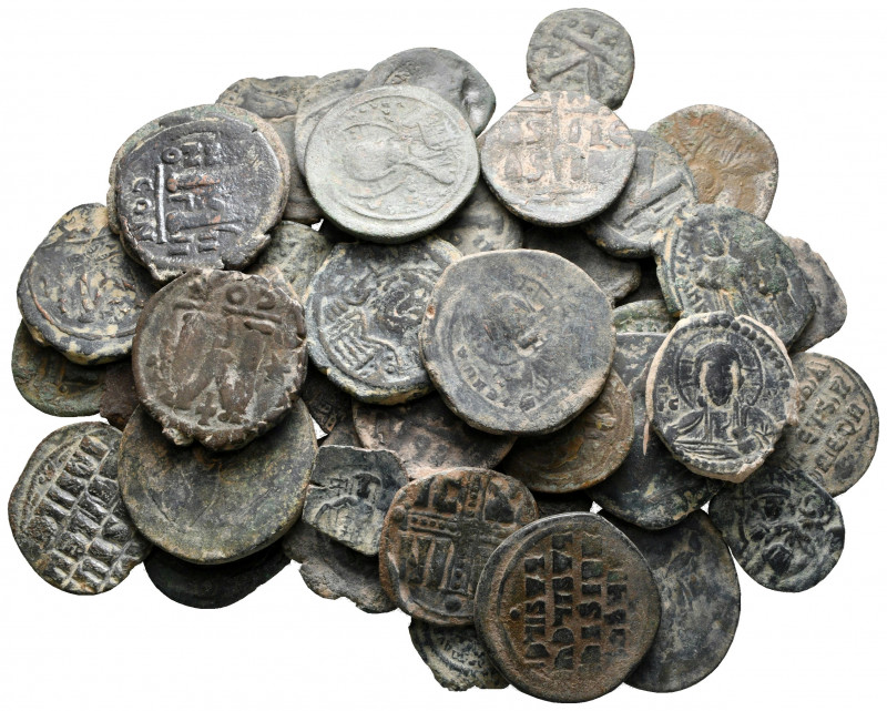 Lot of ca. 50 byzantine bronze coins / SOLD AS SEEN, NO RETURN! 

very fine