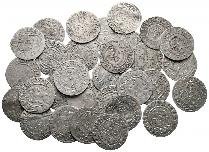 Lot of ca. 30 silver coins / SOLD AS SEEN, NO RETURN

very fine
