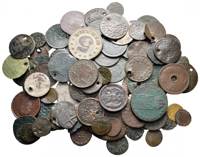 Lot of ca. 100 world coins / SOLD AS SEEN, NO RETURN!

nearly very fine
