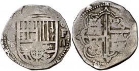 s/d. Felipe II. Granada. . 2 reales. (Cal. 462). 6,76 g. BC+.