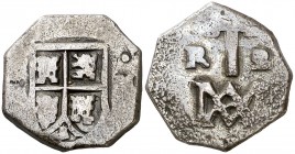 16(86). Carlos II. Sevilla. M. 2 reales. (Cal. 651). 5,08 g. Tipo "María". BC+.