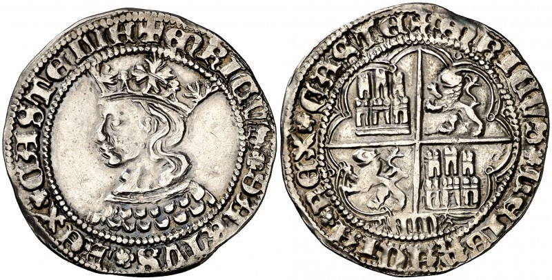 Enrique IV (1454-1474). Segovia. Real de busto. (AB. 691 var). 3,37 g. Leones si...