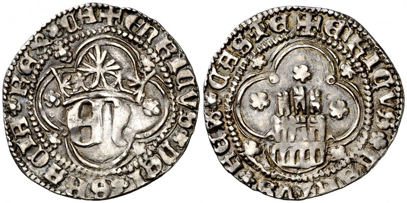 Enrique IV (1454-1474). Segovia. Medio real. (AB. 698.2). 1,69 g. Preciosa pátin...