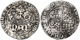 Enrique IV (1454-1474). Segovia. Real de anagrama. (AB. 712 var). 3,01 g. Escasa. MBC.