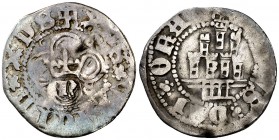 Enrique IV (1454-1474). Segovia. Cuarto de real. (AB. 732 var). 0,76 g. Orla lobular en anverso y circular en reverso. Ex Áureo & Calicó 02/07/2009, n...