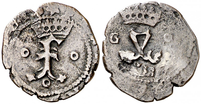 Reyes Católicos. Segovia. 1 blanca. (Cal. 624). 1,30 g. MBC-/BC+.