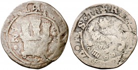 Reyes Católicos. Segovia. 2 maravedís. (Cal. 616 var). 3,25 g. BC.