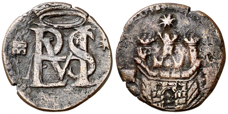 s/d (1567-1580). Felipe II. Segovia. . 1 blanca. (Cal. tipo 483, falta var) (J.S...