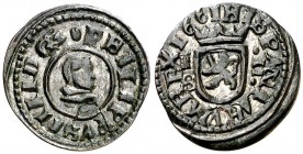 1661. Felipe IV. Segovia. S. 2 maravedís. (Cal. 1559) (J.S. M-574). 0,45 g. Bella. Rara y más así. EBC/EBC+.