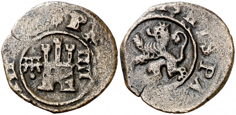 (16)25. Felipe IV. Segovia. 4 maravedís. (Cal. 1541) (J.S. F-217, mismo ejemplar...