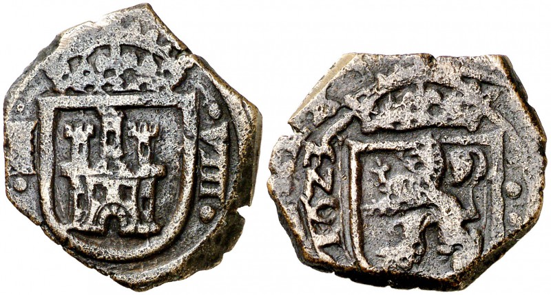 1623. Felipe IV. Segovia. 8 maravedís. (Cal. 1519) (J.S. tipo F25, falta var). 5...