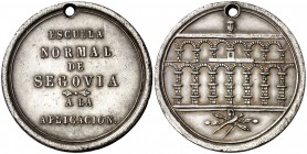 s/d (s. XIX). Segovia. Medalla 14,35 g. 31 mm. Metal blanco. Perforación. Rara. (EBC).