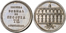 s/d (s. XIX). Segovia. Medalla. 14,85 g. 31 mm. Bronce. Perforación reparada. (EBC).