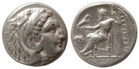 KINGS of MACEDON. Alexander III. 336-323 BC. AR Drachm. Lampsakos