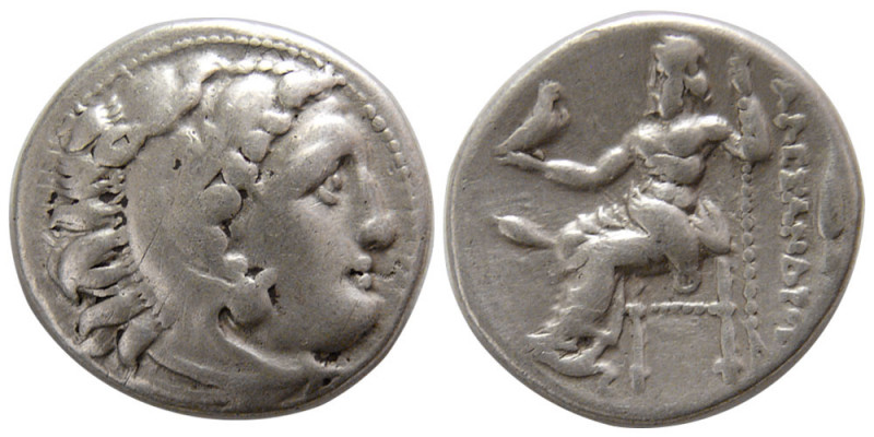 KINGS of MACEDON. Alexander III. 336-323 BC. AR Drachm (4.12 gm; 17 mm). Kolopho...