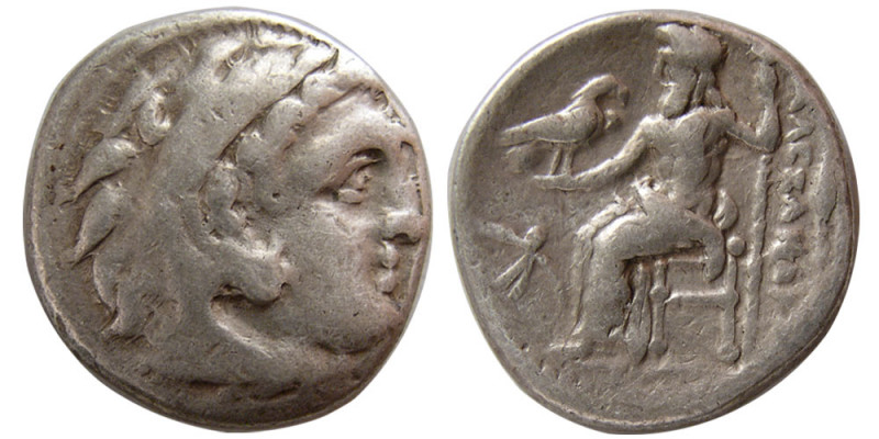 KINGS of MACEDON. Alexander III. 336-323 BC. AR Drachm (4.22 gm; 17 mm). Kolopho...