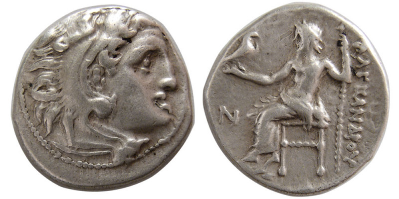 KINGS of MACEDON. Alexander III. 336-323 BC. AR Drachm (4.28 gm; 17 mm). Miletus...