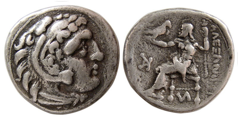 KINGS of MACEDON. Alexander III. 336-323 BC. AR Drachm (3.86 gm; 18 mm). Colopho...