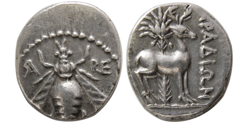 PHOENICIA, Arados. circa 172/1-111/0 BC. AR Drachm (4.20 gm; 17 mm). Dated CY 91...