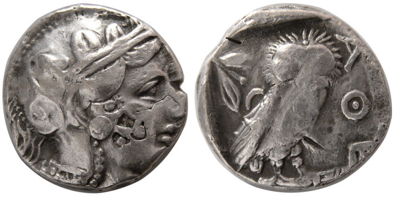 ATTICA, Athens. 4th century BC. AR Tetradrachm (17.46 gm; 23 mm). Eastern imitat...