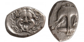 THRACE, Apollonia Pontika.  4th century BC. AR Drachm