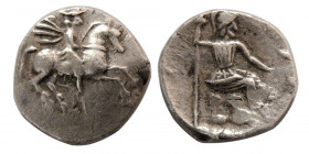 CILICIA, Uncertain. 4th century BC. AR Hemiobol. Rare.