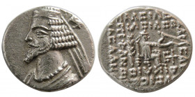 KINGS of PARTHIA. Phraates IV. 38/7-2 BC. AR Drachm