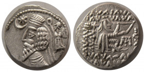 KINGS of PARTHIA. Phraatakes. (2 BC-AD 4/5). AR Drachm.