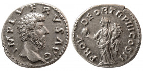 ROMAN EMPIRE. Lucius Verus. 161-169 AD. Silver Denarius