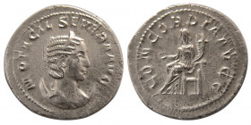 ROMAN EMPIRE. Otacilia Severa. AD. 246-248. AR Antoninianus