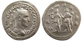 ROMAN EMPIRE. Volusian. AD. 251-253. AR Antoninianus.