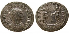 ROMAN EMPIRE. Aurelian. AD. 270-275. Silvered Antoninianus.